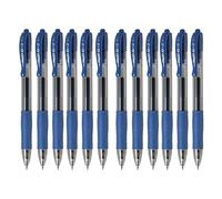 Pilot Pen – Stylo gel G-2 – Pointe moyenne – Bleu – Boîte de 12