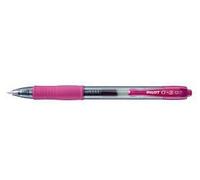 Pilot G-2 Lot de 3 stylos rétractables fins Rose 0,7 mm