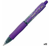 Stylo roller - Pilot - G2 Pixie Mini - Encre gel - Pointe 0,7 mm - Lot de 12