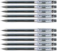 Pilot G-Tec C4 Lot de 10 stylos roller à encre gel Noir 0,4 mm