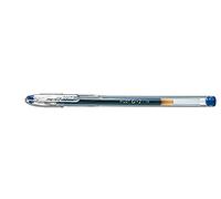 Pilot G1 05 Lot de 12 Stylo à bille Pointe fine Encre gel Bleue Corps plastique et capuchon