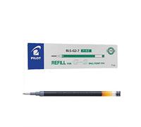 Pilot G207 Lot stylo vert de rechange Recharge d'encre gel pour G2, Alphagel, G23, G2EX, gel-x, Begreen G-Knock, execugel & B2P Stylo à bille BLS-G2-7 (Lot de 12)