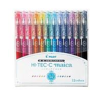 Pilot Hi-Tec-C Cochon 0,3 mm Extra Fine Point Ballpoint Pen 12-color Set