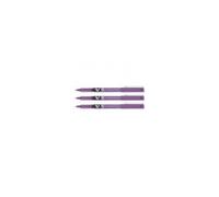 Pilot - Hi-Tecpoint Bx-V5 - Stylo Roller Pointe Tubulaire 0,5 Mm - Encre Liquide Violet - Lot De 12