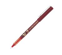 Stylo roller Pilot Hi-tecpoint V7 0,7 mm - rouge