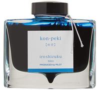 PILOT Iroshizuku 69212 Encre pour stylo plume Kon-Peki Bleu foncé (bleu turquoise) 50 ml (bleu cérulean)