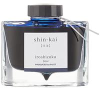 PILOT Iroshizuku 69225 Shin-Kai Bouteille d'encre pour stylo-plume Bleu et noir