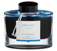 Pilot Iroshizuku Fountain Pen Ink - 50 ml Bottle - Ama-iro Sky Color (Sky Blue) (japan import)