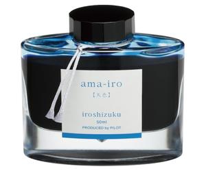 Pilot Iroshizuku Fountain Pen Ink - 50 ml Bottle - Ama-iro Sky Color (Sky Blue) (japan import)