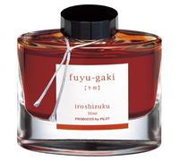 Pilot Iroshizuku Fountain Pen Ink - 50 ml Bottle - Fuyu-gaki Persimmon (Vermilion Red Orange) (japan import)