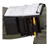 Pilot Kneeboard - Oxford 20,3 x 33 cm, porte-bloc à 7 emplacements, sangle de jambe, support de bloc-notes, planche d'écriture pour cartes manuelles, documents | Prise de notes en plein air