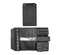 Pilot Kneeboard Porte-bloc-notes pour genoux à 7 emplacements avec sangle pour les jambes, tissu Oxford et tableau en polypropylène, organisateur de listes de contrôle, porte-cartes pour homme 20,5 x