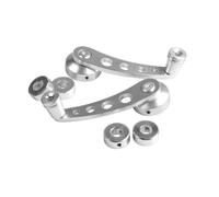 Pilot LA_02521 Lot de 2 manivelles de vitres Racing 10 cm en aluminium