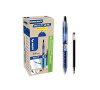 Stylo gel B2P 2719701G10M 0,7mm noir Set 10+10 mines.
