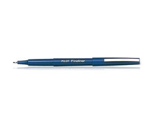 PILOT Lot de 12 Feutres d'Ecriture Fineliner Pointe Extra Fine Tracé 0,4 mm Bleu