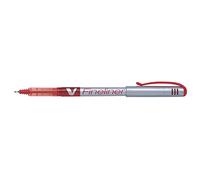 PILOT Lot de 12 Feutres V-Fineliner Pointe Fine Rouge