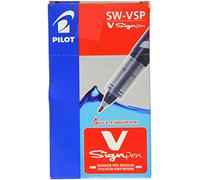 Pilot Lot de 12 Stylo Feutre V- Sign Pen Pointe en Nylon Largeur de Trait 0,6 Mm Encre Liquide Turquoise