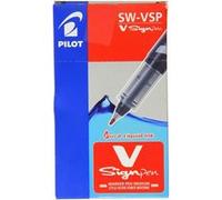 Pilot Lot de 12 Stylo Feutre V- Sign Pen Pointe en Nylon Largeur de Trait 0,6 Mm Encre Liquide Turquoise G