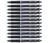 Pilot Lot De 12 Stylos À Bille Acroball Begreen Pointe Moyenne Noir
