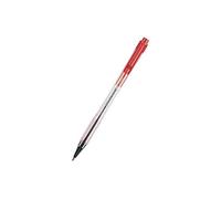 PILOT Lot de 12 Stylos à bille rétractable BPS-Matic Pointe Fine Rouge