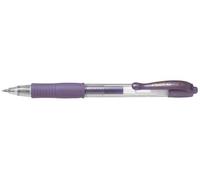 PILOT Lot de 12 Stylos bille à encre gel G2 07 Metallic Violet métallique