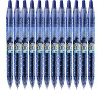 Pilot Lot De 12 Stylos Bille Encre Gel B2p Pointe Moyenne 0,7mm Tracé 0,4 Mm Bleu