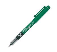PILOT LOT de 12 Stylos feutre pointe en nylon largeur de trait 0,6 mm encre liquide verte V-SIGN PEN