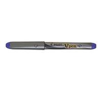 PILOT Lot de 12 Stylos plume V-Pen SILVER Pointe Moyenne Violet