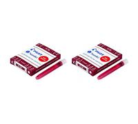 PILOT Lot de 3 Etuis de 6 Cartouches d'encre Namiki IC-50 pour Stylo Capless rouge