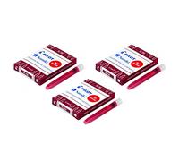PILOT Lot de 3 Etuis de 6 Cartouches d'encre Namiki IC-50 pour Stylo Capless rouge