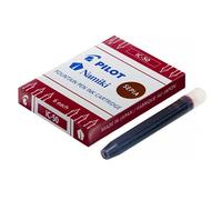 Pilot Lot De 3 Etuis De 6 Cartouches D'encre Namiki Ic-50 Pour Stylo Capless Sepia
