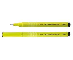 PILOT Lot de 3 Feutres Calligraphie LETTERING PEN Pte Fine Noir