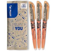 PILOT - Lot de 3 Frixion Light - Surligneurs effaçables aux couleurs fluos - Orange - Pointe biseautée pour tracé fin ou plus large