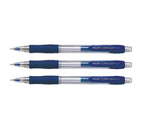 PILOT Lot de 3 Porte-mines SUPERGRIP H187 0,7 mm rechargeable bleu