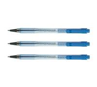 Pilot Lot De 3 Stylos À Bille Rétractable Bps-Matic Medium, Bleu