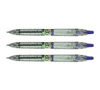 PILOT Lot de 3 stylos B2P ecoball Bleu