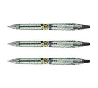PILOT Lot de 3 stylos B2P ecoball Noir