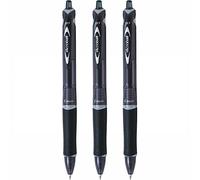 PILOT Lot de 3 Stylos Bille ACROBALL Begreen pointe fine Noir