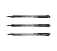 PILOT Lot de 3 Stylos Bille Rétractable BPS-Matic Pointe Fine Noir