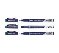 PILOT Lot de 6 Stylos Feutre Fineliner FRIXION Effaçable Pointe Fine Vert