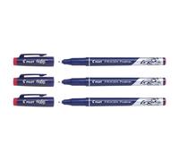 Pilot Pen - Stylo feutre FRIXION Fineliner - Pointe fine effaçable - Rouge