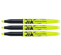 PILOT Lot de 3 Surligneurs effaçable FriXion light 3,8 mm Jaune