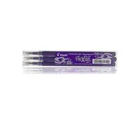 PILOT Lot de 4 Set de 3 Recharges friXion Ball (BLS-FR7) - Violet