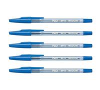 Pilot Lot De 5 Stylos Bille Bp-S Pointe Moyenne Bleu