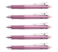Pilot Lot De 5 Stylos Roller Frixion 4 Colors Pointe Fine Corps Rose
