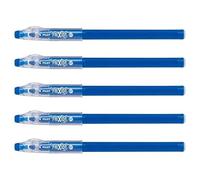 PILOT Lot de 5 Stylos roller FRIXION ball Sticks 07, bleu