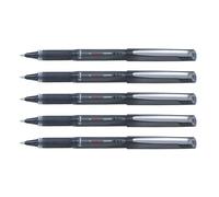 Pilot Stylos roller V-BALL GRIP 10 Pointe métal 1 mm encre liquide noire Lot de 3