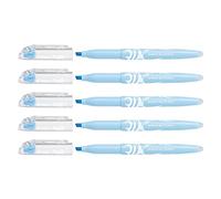 PILOT Lot de 5 Surligneurs FRIXION light Natural Pointe Biseautée Bleu ciel