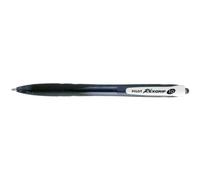 PILOT Lot de 6 Stylos à bille REXGRIP BEGREEN Pointe Moyenne 1.0 Noir