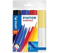PILOT Marqueur à pigments PINTOR large Set de 4 "ESSENTIALS"